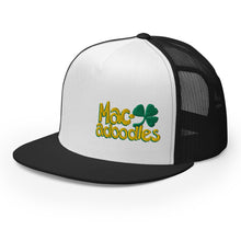 Load image into Gallery viewer, Macadoodles Flat Bill Trucker Cap
