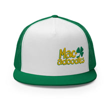 Load image into Gallery viewer, Macadoodles Flat Bill Trucker Cap