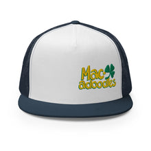Load image into Gallery viewer, Macadoodles Flat Bill Trucker Cap