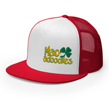Load image into Gallery viewer, Macadoodles Flat Bill Trucker Cap