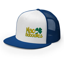 Load image into Gallery viewer, Macadoodles Flat Bill Trucker Cap