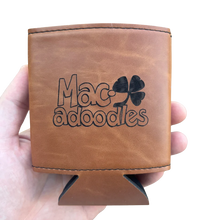 Load image into Gallery viewer, Woodwrx Personalized Leatherette Can Insulator