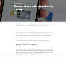Load image into Gallery viewer, {Brand Strategy Part 2} CONVERTING SHOPPERS INTO BUYERS: In-Purchase Branding