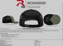 Load image into Gallery viewer, Custom Logo Richardson 112 Trucker Cap – Classic Style with Trusted Quality