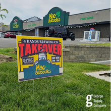 Load image into Gallery viewer, Yard Signs – Double-Sided, Full-Color, 24×18 with Stakes