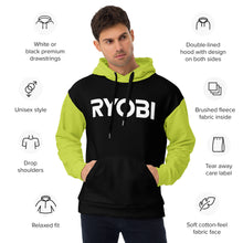 Load image into Gallery viewer, Ryobi Logo Color Block Unisex Hoodie