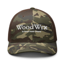 Load image into Gallery viewer, Woodwrx Camouflage trucker hat