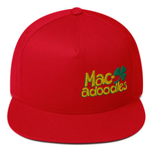 Load image into Gallery viewer, Macadoodles Flat Bill Cap