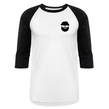 Load image into Gallery viewer, Villeneuve Woodworks Raglan 3/4 Sleeve T-Shirt - white/black