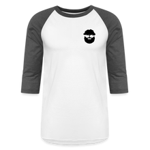 Load image into Gallery viewer, Villeneuve Woodworks Raglan 3/4 Sleeve T-Shirt - white/charcoal