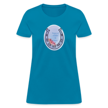 Load image into Gallery viewer, CM2 Woodworks Women's T-Shirt - turquoise