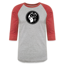 Load image into Gallery viewer, Ravnkelt 3/4 Sleeve Raglan T-Shirt - heather gray/red