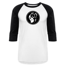 Load image into Gallery viewer, Ravnkelt 3/4 Sleeve Raglan T-Shirt - white/black