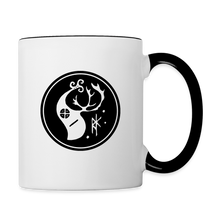 Load image into Gallery viewer, Ravnkelt Contrast Coffee Mug - white/black
