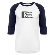 Load image into Gallery viewer, George Supply Raglan T-Shirt - white/navy