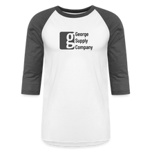 Load image into Gallery viewer, George Supply Raglan T-Shirt - white/charcoal