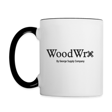 Load image into Gallery viewer, Woodwrx Ceramic Mug - white/black