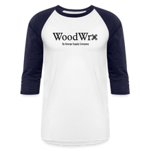 Load image into Gallery viewer, Woodwrx 3/4 Sleeve Raglan T-Shirt - white/navy