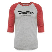 Load image into Gallery viewer, Woodwrx 3/4 Sleeve Raglan T-Shirt - heather gray/red