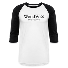 Load image into Gallery viewer, Woodwrx 3/4 Sleeve Raglan T-Shirt - white/black