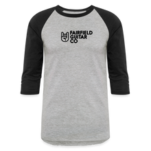 Load image into Gallery viewer, Fairfield Guitar Co 3/4 Sleeve Raglan - heather gray/black