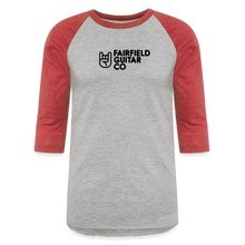 Load image into Gallery viewer, Fairfield Guitar Co 3/4 Sleeve Raglan - heather gray/red