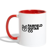 Load image into Gallery viewer, Fairfield Guitar Co Ceramic Mug - white/red