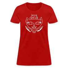 Load image into Gallery viewer, Jessy Ratfink Women's T-Shirt by Fruit of the Loom - red