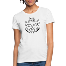 Load image into Gallery viewer, Jessy Ratfink Women's T-Shirt by Fruit of the Loom - white