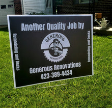Load image into Gallery viewer, Yard Signs – Double-Sided, Full-Color, 24×18 with Stakes