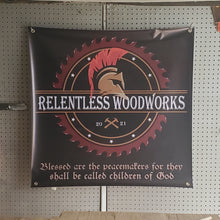 Load image into Gallery viewer, Custom Workshop Vinyl Banner 36"x36"