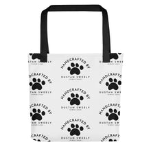 Load image into Gallery viewer, Handcrafted by Dustan Sweely Tote bag