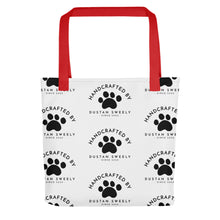 Load image into Gallery viewer, Handcrafted by Dustan Sweely Tote bag
