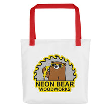 Load image into Gallery viewer, Neon Bear Woodworks Tote bag