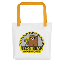 Load image into Gallery viewer, Neon Bear Woodworks Tote bag