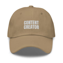 Load image into Gallery viewer, Content Creator Unstructured Cap