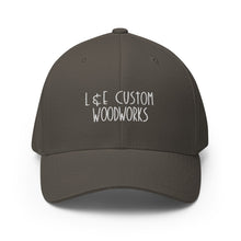 Load image into Gallery viewer, L & E Custom Woodworks Flexfit Twill Cap