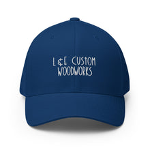 Load image into Gallery viewer, L & E Custom Woodworks Flexfit Twill Cap