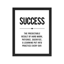 Load image into Gallery viewer, SUCCESS Framed Poster