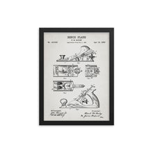Load image into Gallery viewer, Bench Plane Patent Framed Poster