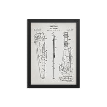 Load image into Gallery viewer, Hand Saw Patent Framed Poster