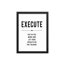 Load image into Gallery viewer, EXECUTE Framed poster