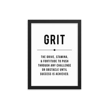 Load image into Gallery viewer, GRIT Framed Poster
