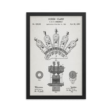 Load image into Gallery viewer, Screw Clamp Patent Framed Poster