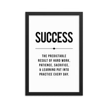 Load image into Gallery viewer, SUCCESS Framed Poster