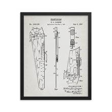 Load image into Gallery viewer, Hand Saw Patent Framed Poster