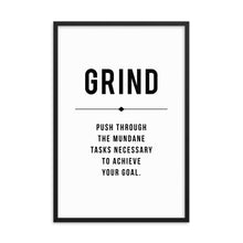 Load image into Gallery viewer, GRIND Framed Poster