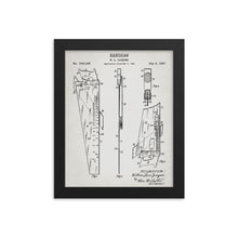 Load image into Gallery viewer, Hand Saw Patent Framed Poster