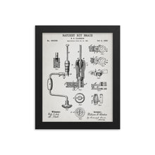 Load image into Gallery viewer, Ratchet Bit Brace Patent Framed Poster