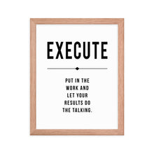Load image into Gallery viewer, EXECUTE Framed poster